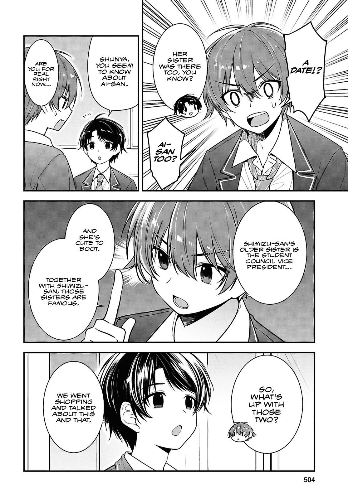 The Delinquent Shimizu-san Sitting Next to Me Has Dyed Her Hair Black Chapter 9 page 8 - 