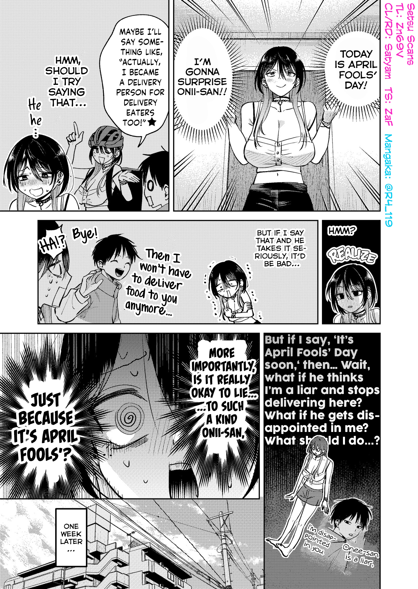 The Delivery Destination Onee-san Is Too Scary Chapter 17.5 page 1 - 