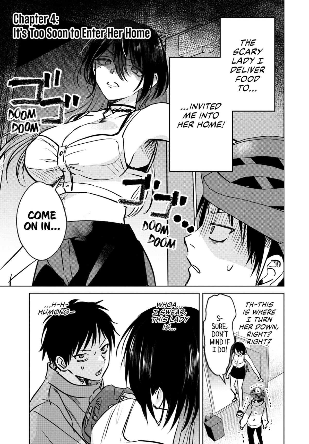 The Delivery Destination Onee-san Is Too Scary Chapter 4 page 1 - 