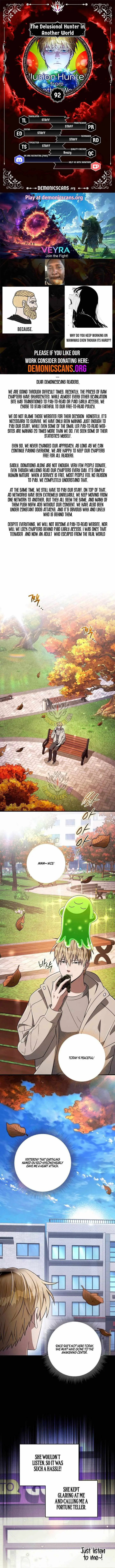 The Delusional Hunter in Another World Chapter 92 page 1 - 