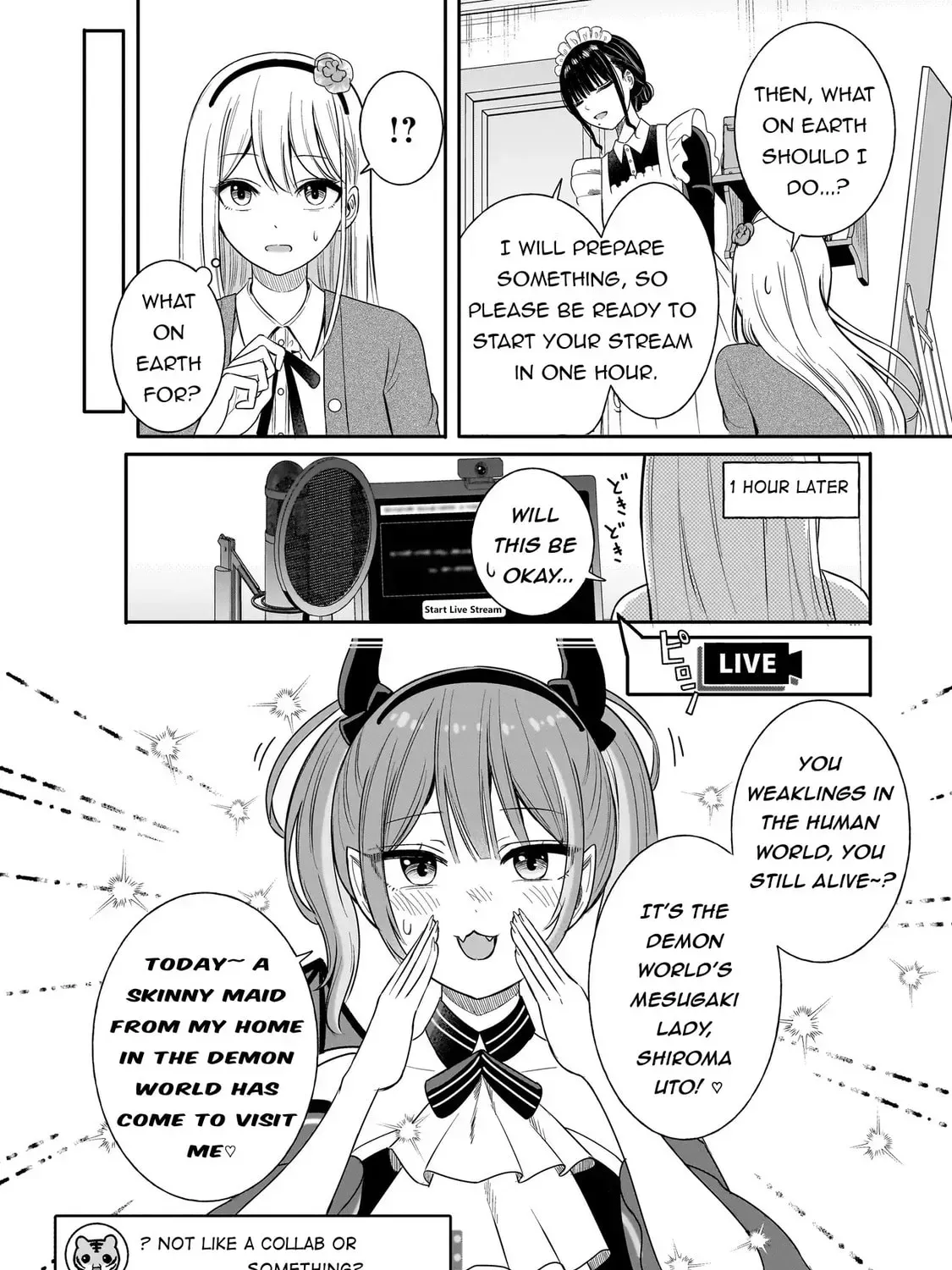 The Demon Princess Vtuber is Conquered by Her Maid