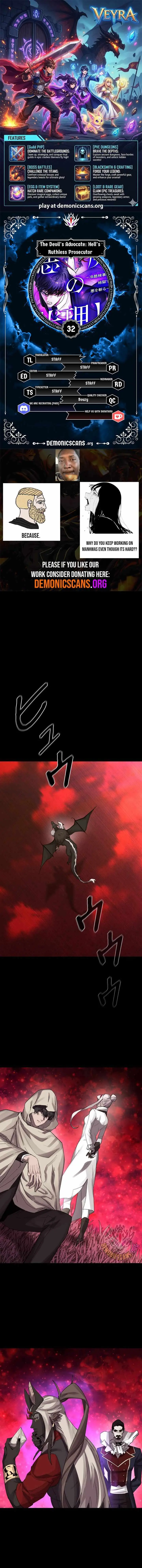 The Devil’s Advocate꞉ Hell’s Ruthless Prosecutor Chapter 32 page 1 - 
