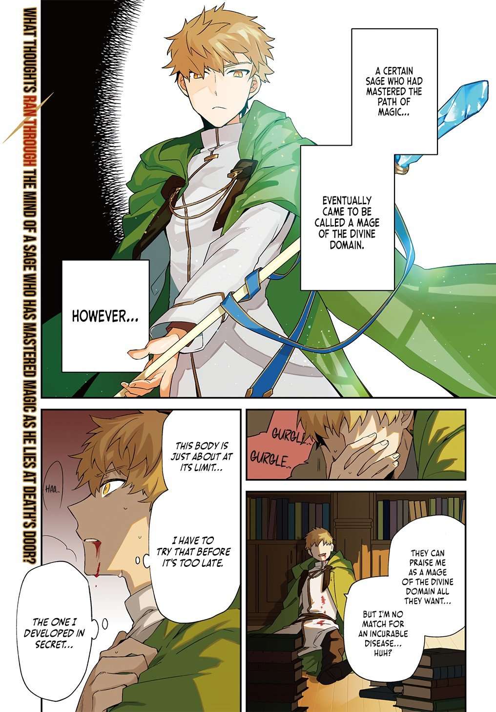 The Divine Mage: The God-Beloved Dropout Enters the Magic Academy Chapter 1 page 2 - 