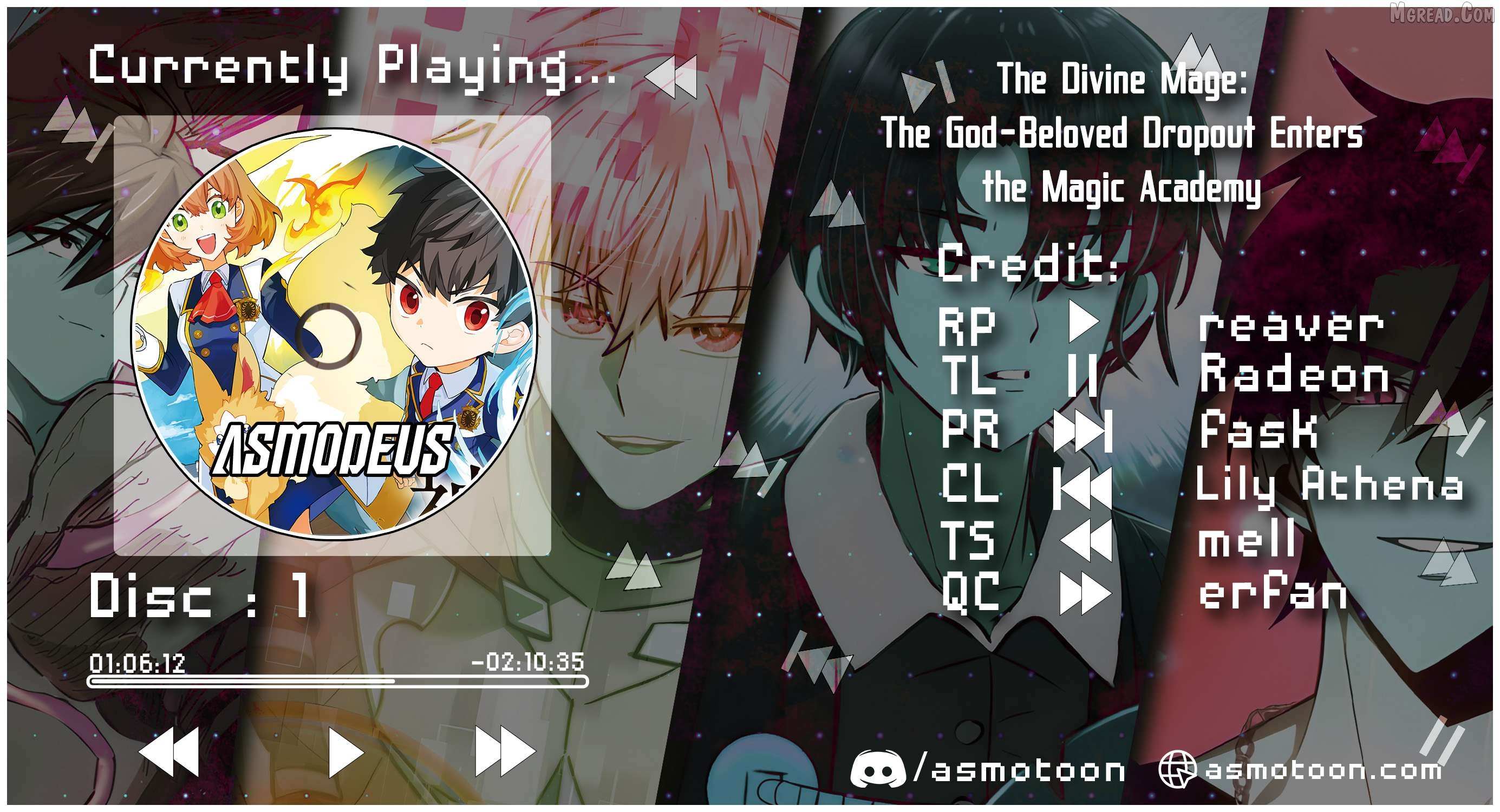 The Divine Mage: The God-Beloved Dropout Enters the Magic Academy Chapter 13 page 1 - 