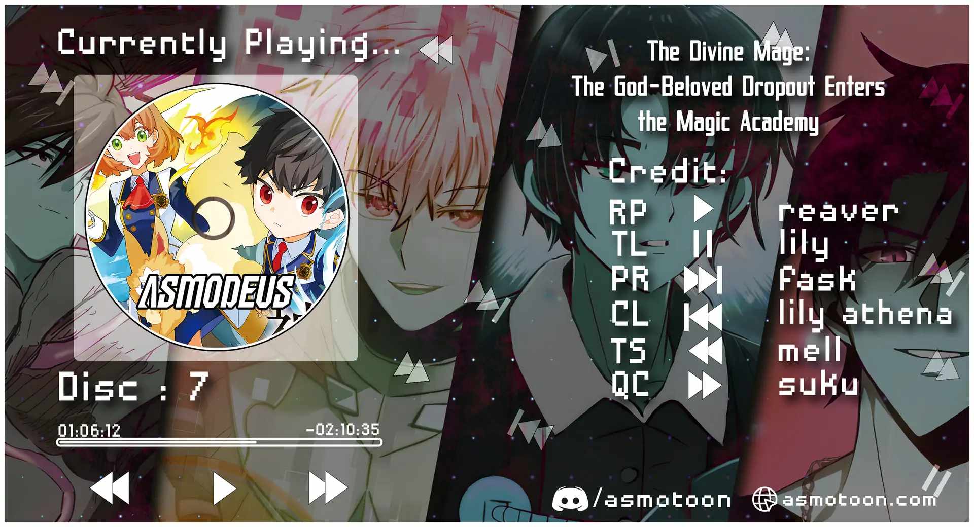 The Divine Mage: The God-Beloved Dropout Enters the Magic Academy Chapter 7 page 1 - 