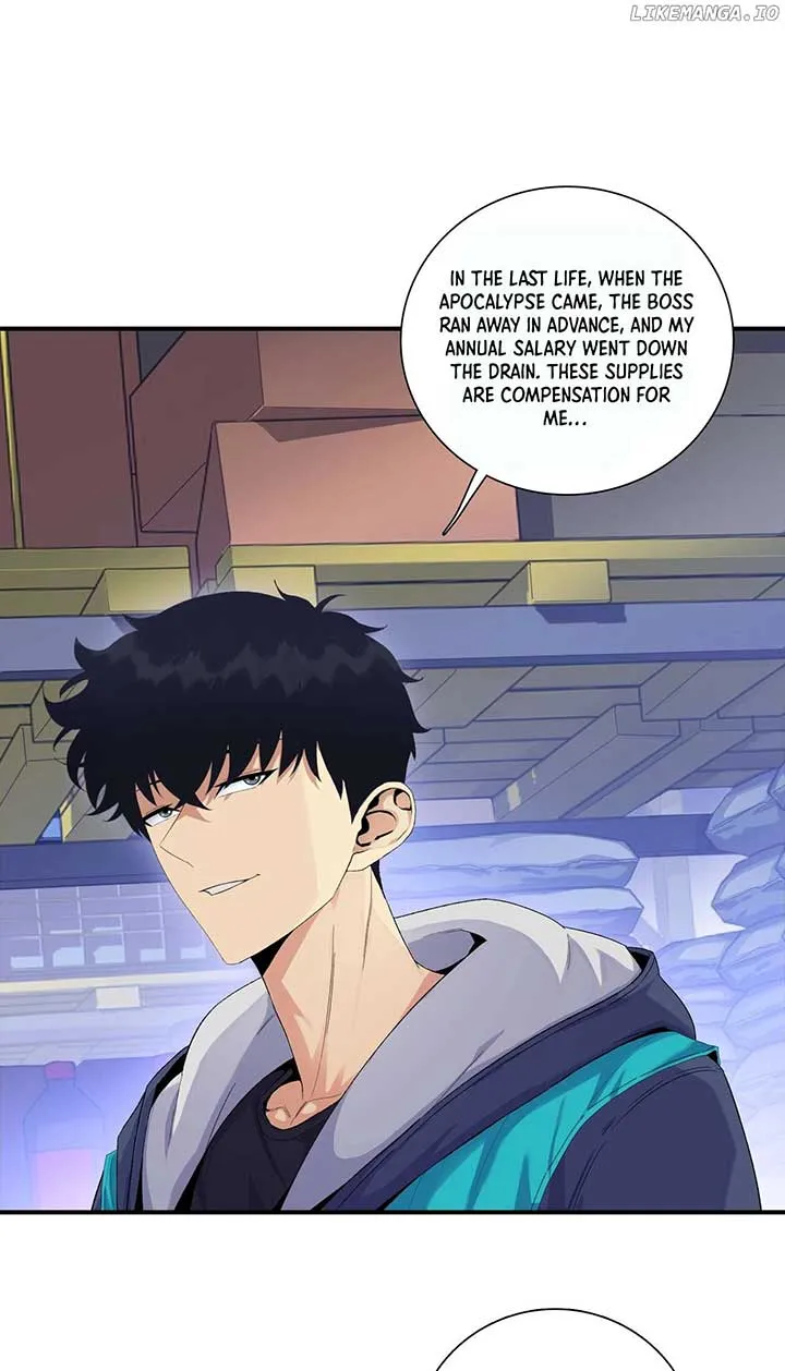 The doomsday ruthless man: hoarding trillions of supplies at the beginning Chapter 1 page 36 - 