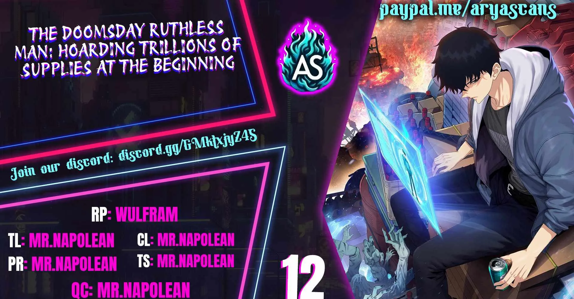 The doomsday ruthless man: hoarding trillions of supplies at the beginning Chapter 12 page 2 - 