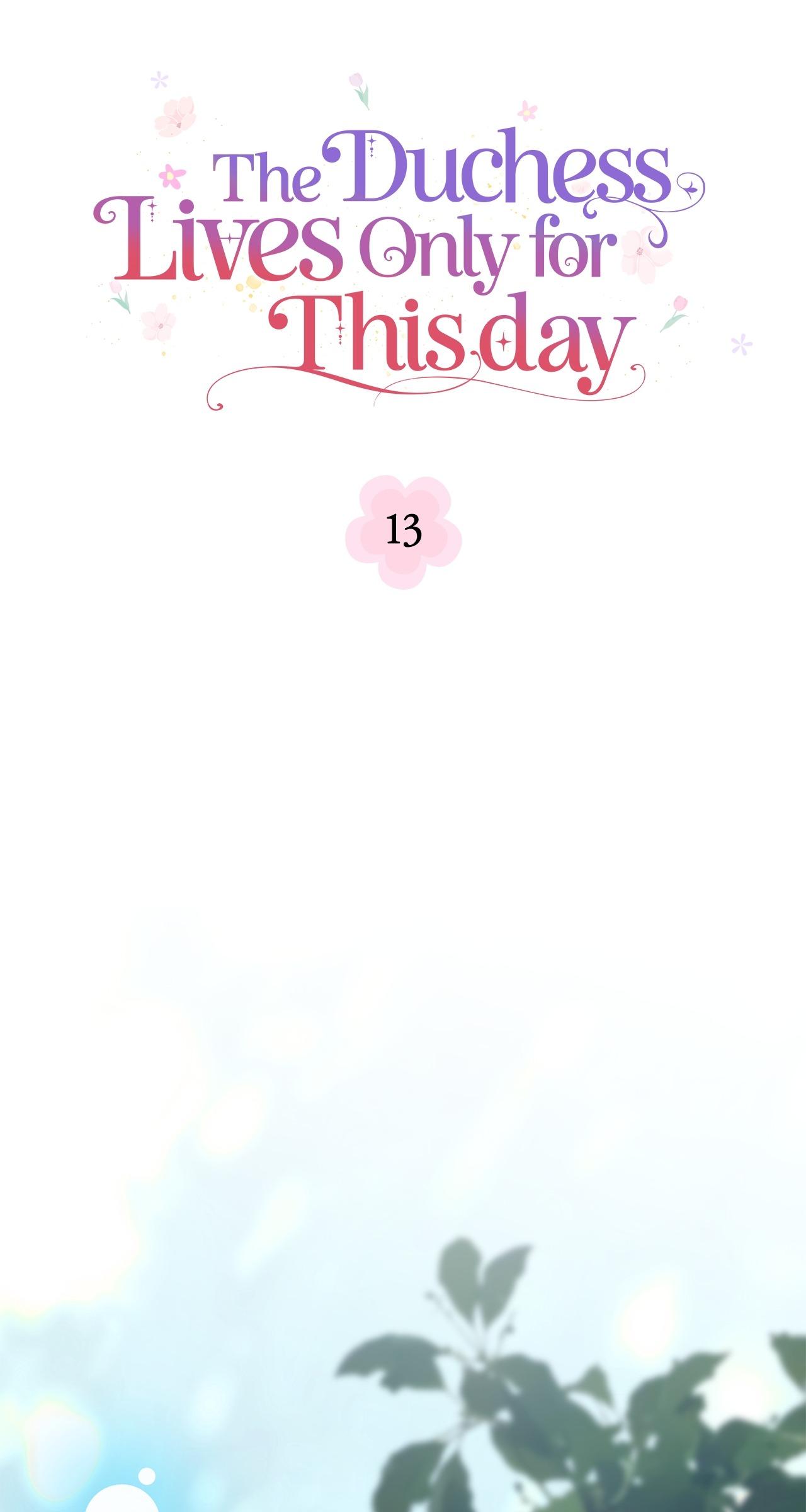 The Duchess Lives Only for This Day Chapter 13 page 27 - 
