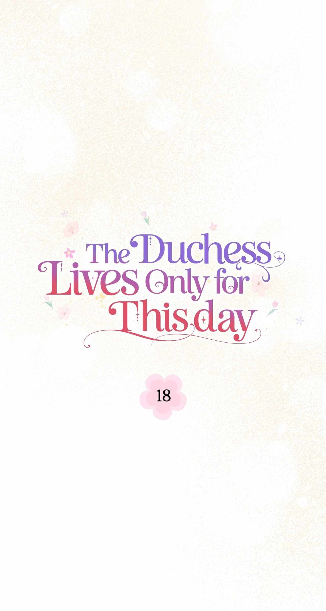 The Duchess Lives Only for This Day Chapter 18 page 54 - 