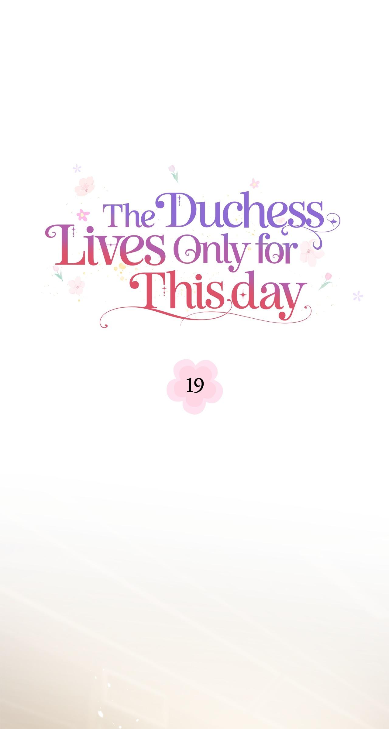 The Duchess Lives Only for This Day Chapter 19 page 42 - 