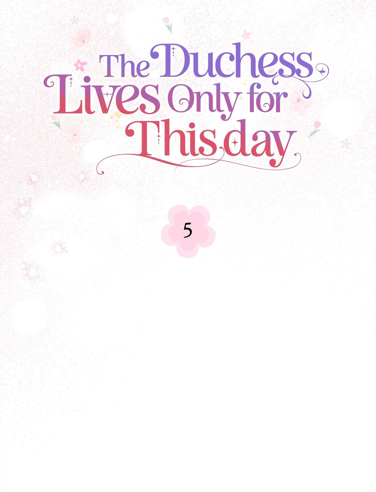 The Duchess Lives Only for This Day Chapter 5 page 18 - 