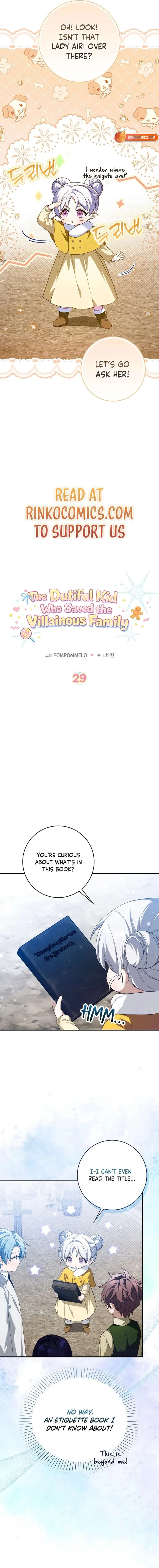 The Dutiful Kid Who Saved the Villainous Family Chapter 29 page 4 - 