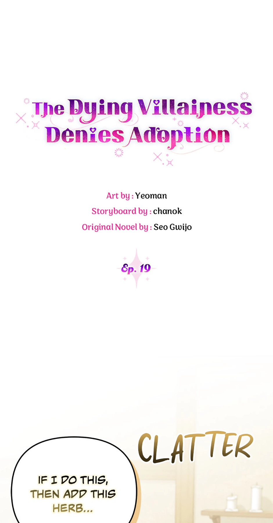 The Dying Villainess Denies Adoption Chapter 19 page 29 - 