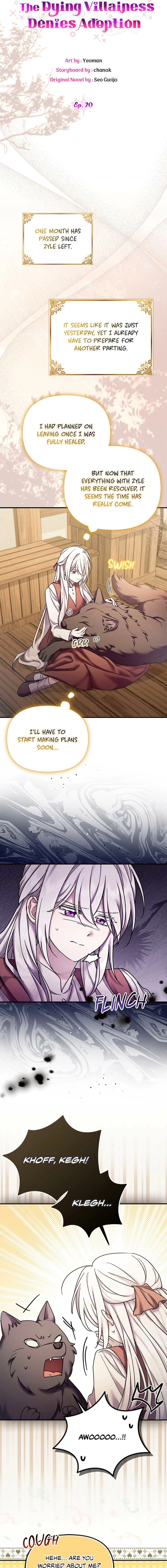 The Dying Villainess Denies Adoption Chapter 20 page 6 - 