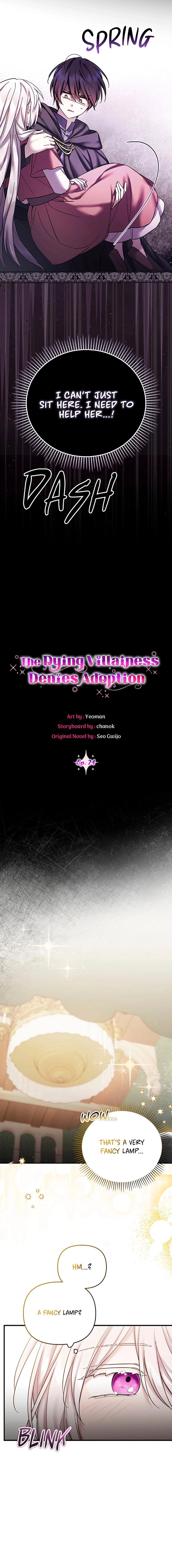 The Dying Villainess Denies Adoption Chapter 24 page 2 - 