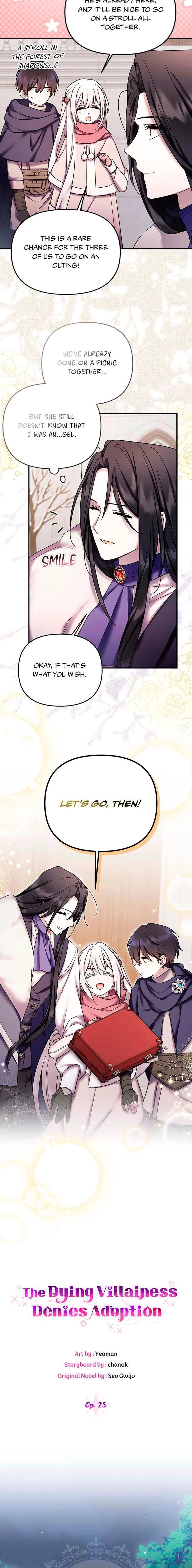 The Dying Villainess Denies Adoption Chapter 25 page 6 - 