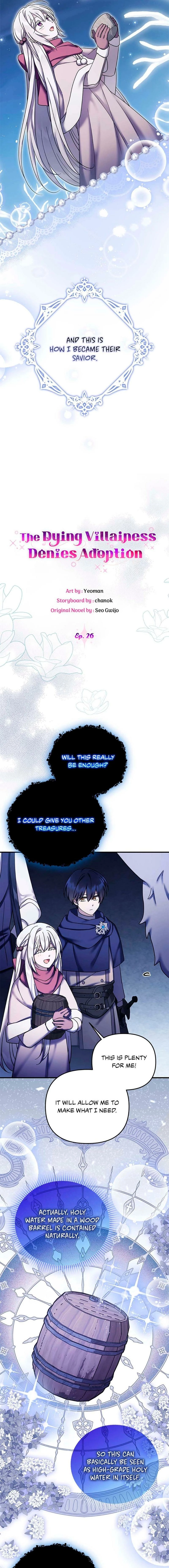 The Dying Villainess Denies Adoption Chapter 26 page 11 - 