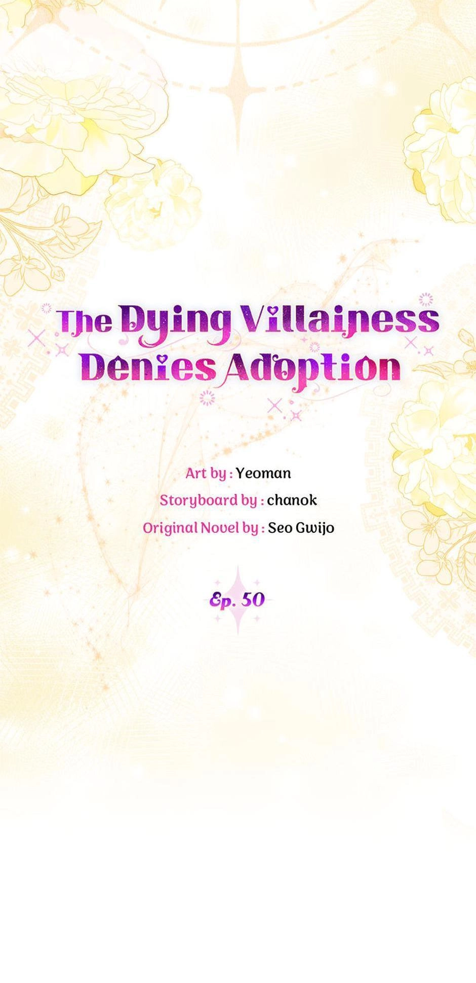 The Dying Villainess Denies Adoption Chapter 50 page 21 - 