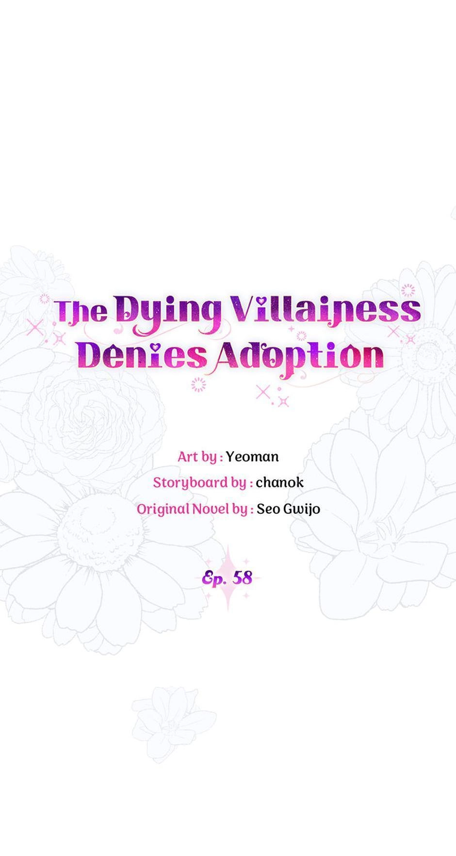 The Dying Villainess Denies Adoption Chapter 58 page 33 - 