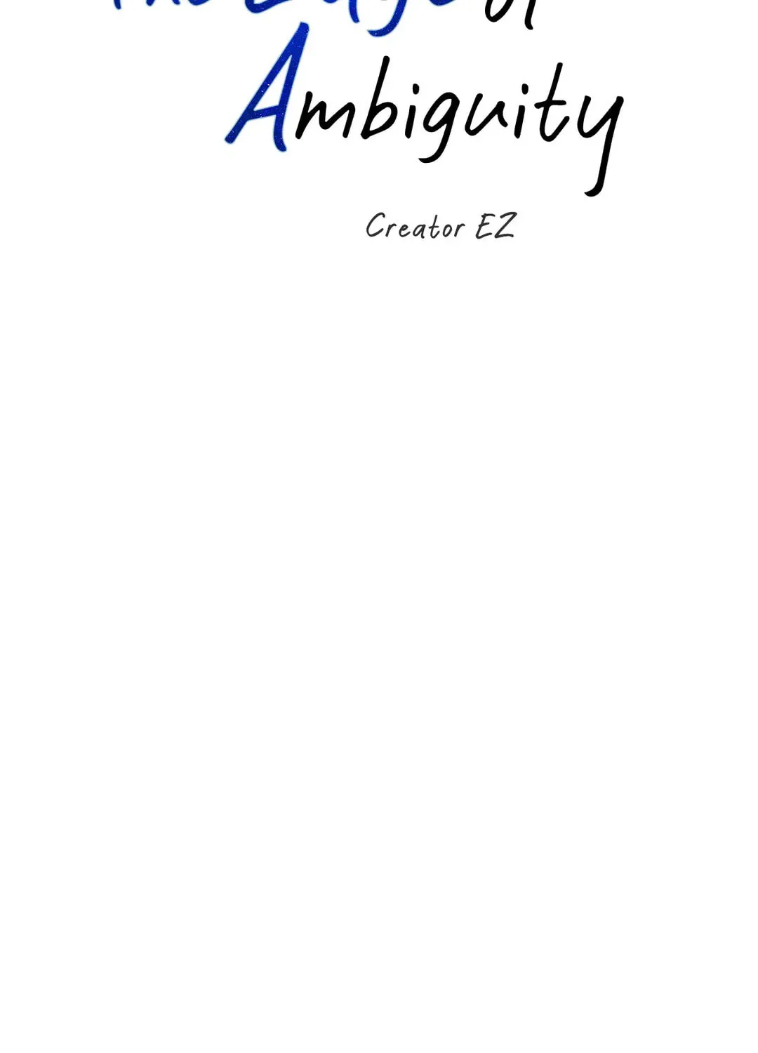 The Edge of Ambiguity Chapter 43 page 65 - 
