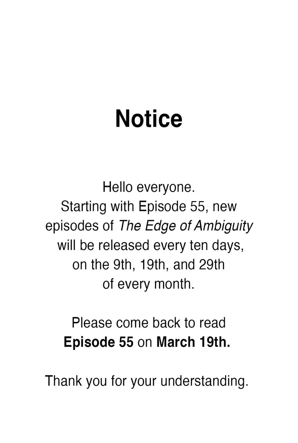 The Edge of Ambiguity Chapter 54 page 143 - 