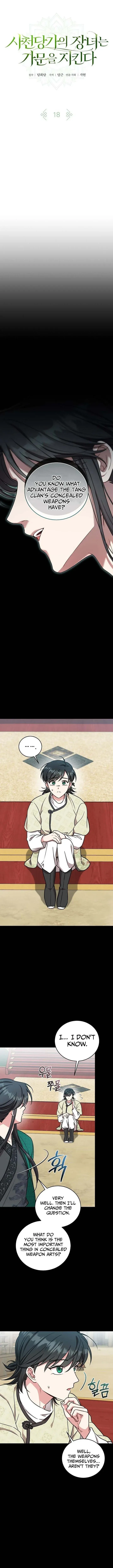 The Eldest Daughter of the Tang Clan of Sacheon Protects the Family Chapter 18 page 3 - 
