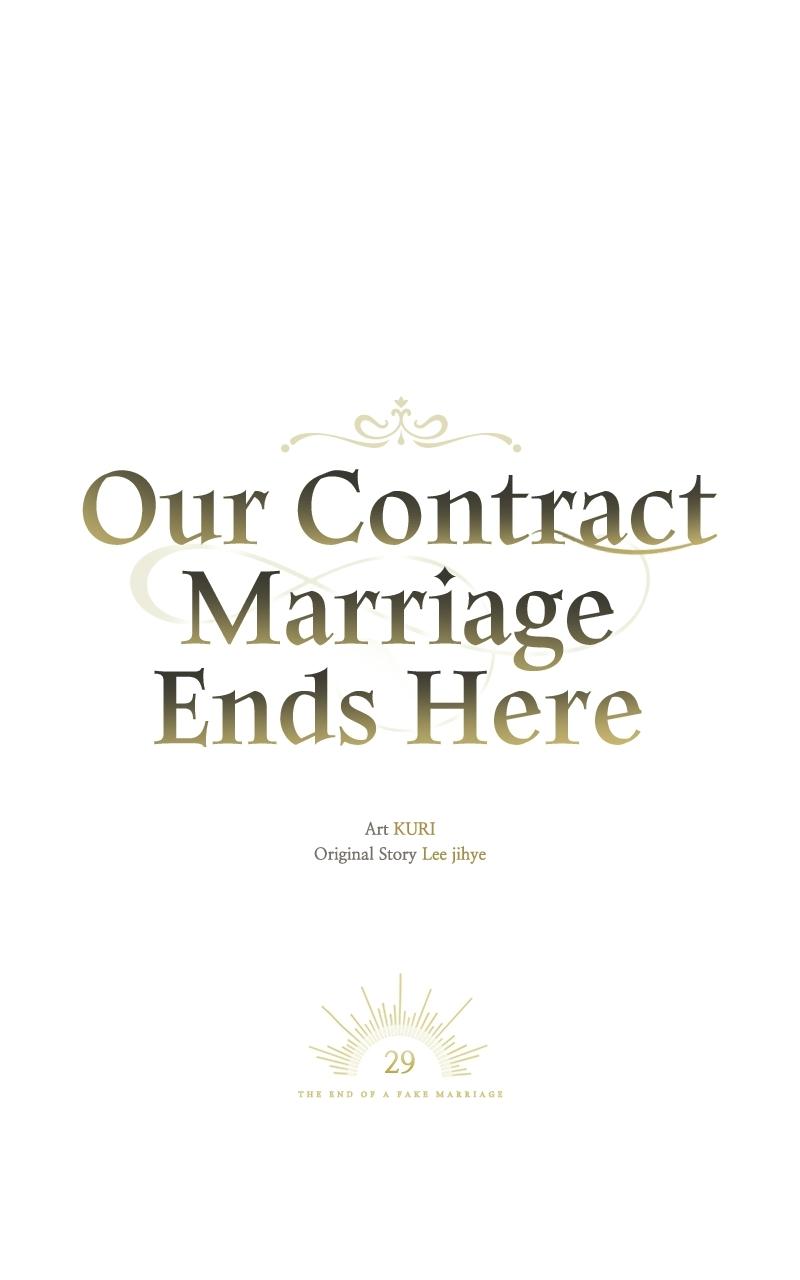 The End of the Contract Marriage Chapter 29 page 30 - 