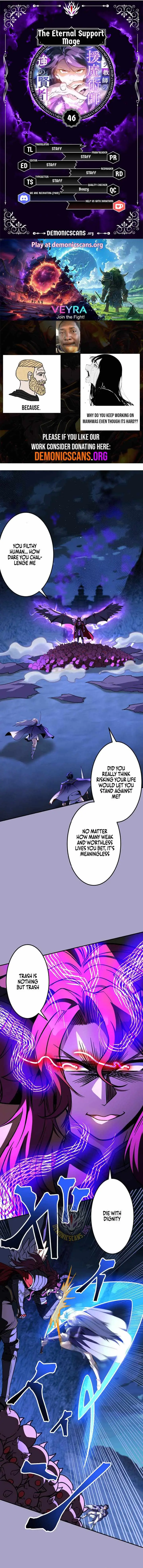 The Eternal Support Mage Becomes the Strongest Sage Chapter 46 page 1 - 