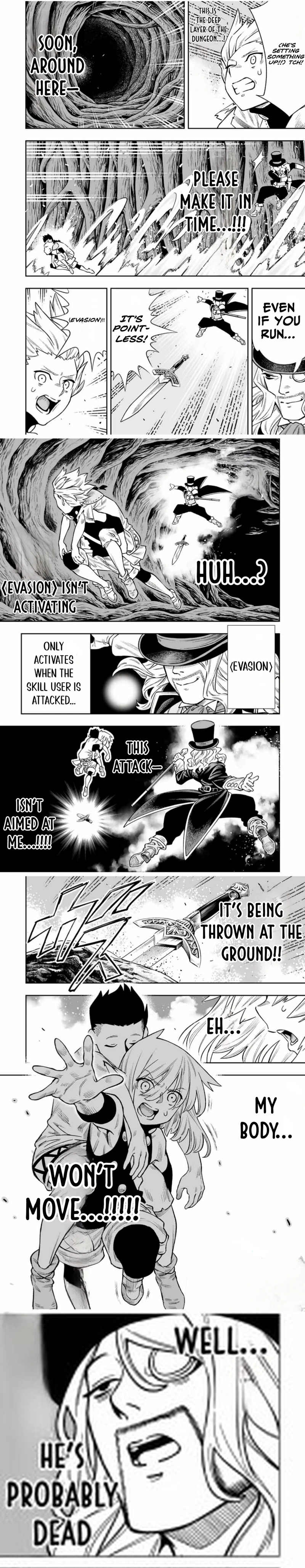 The Evasion Skill Turns Into a “Wall Clip Bug” Under Specific Conditions! When I Clipped Through the Dungeon Wall, I Was Able To Collect An Infinite Amount of First-Time Clear Rewards and So My Stats Skyrocketed! Chapter 36 page 5 - 