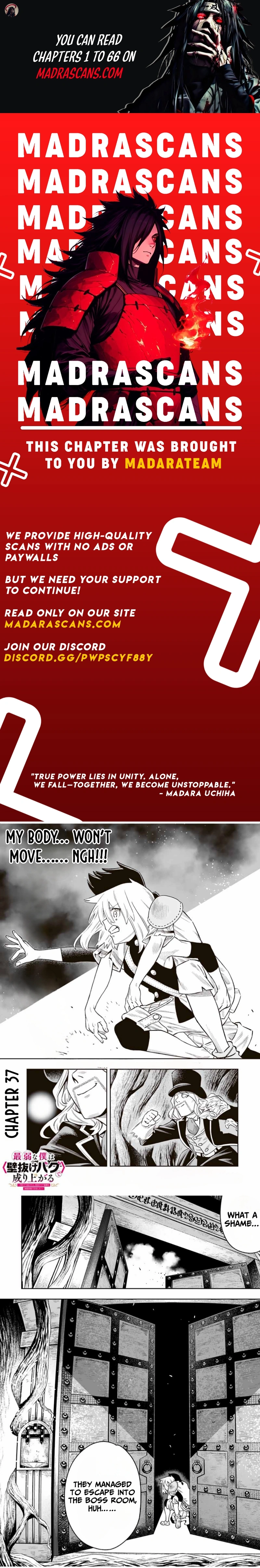 The Evasion Skill Turns Into a “Wall Clip Bug” Under Specific Conditions! When I Clipped Through the Dungeon Wall, I Was Able To Collect An Infinite Amount of First-Time Clear Rewards and So My Stats Skyrocketed! Chapter 37 page 1 - 