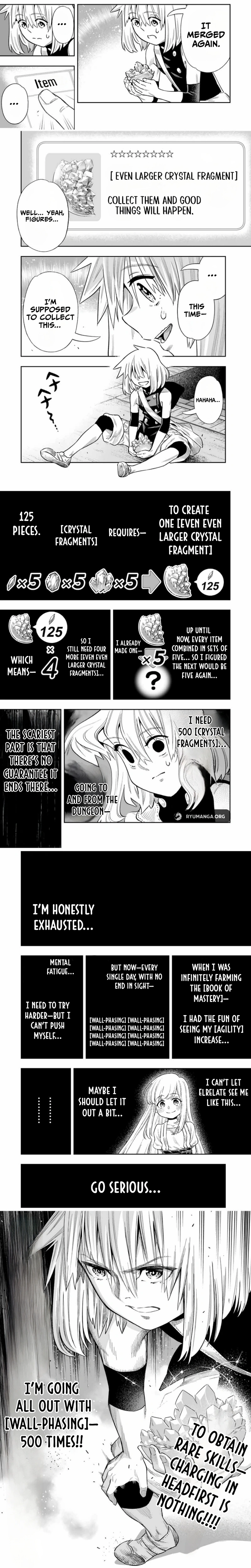 The Evasion Skill Turns Into a “Wall Clip Bug” Under Specific Conditions! When I Clipped Through the Dungeon Wall, I Was Able To Collect An Infinite Amount of First-Time Clear Rewards and So My Stats Skyrocketed! Chapter 45 page 5 - 