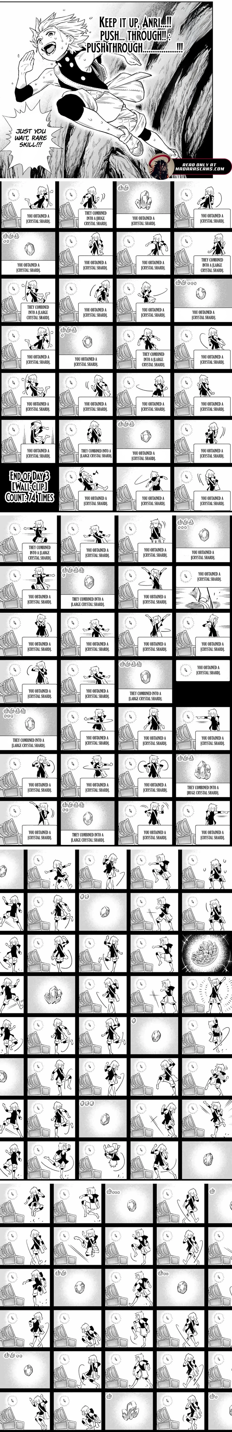 The Evasion Skill Turns Into a “Wall Clip Bug” Under Specific Conditions! When I Clipped Through the Dungeon Wall, I Was Able To Collect An Infinite Amount of First-Time Clear Rewards and So My Stats Skyrocketed! Chapter 46 page 5 - 