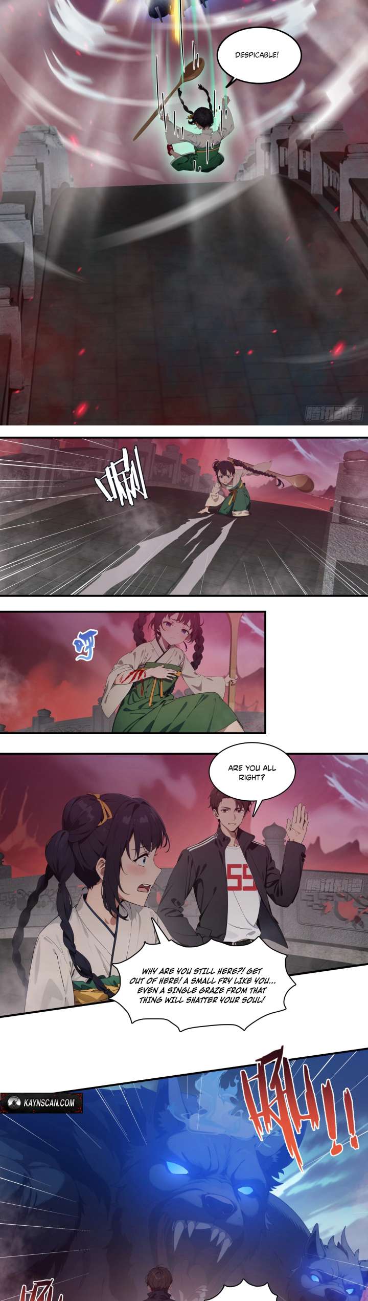 The Evil God Descends, I Own Great Hell Chapter 86 page 5 - 