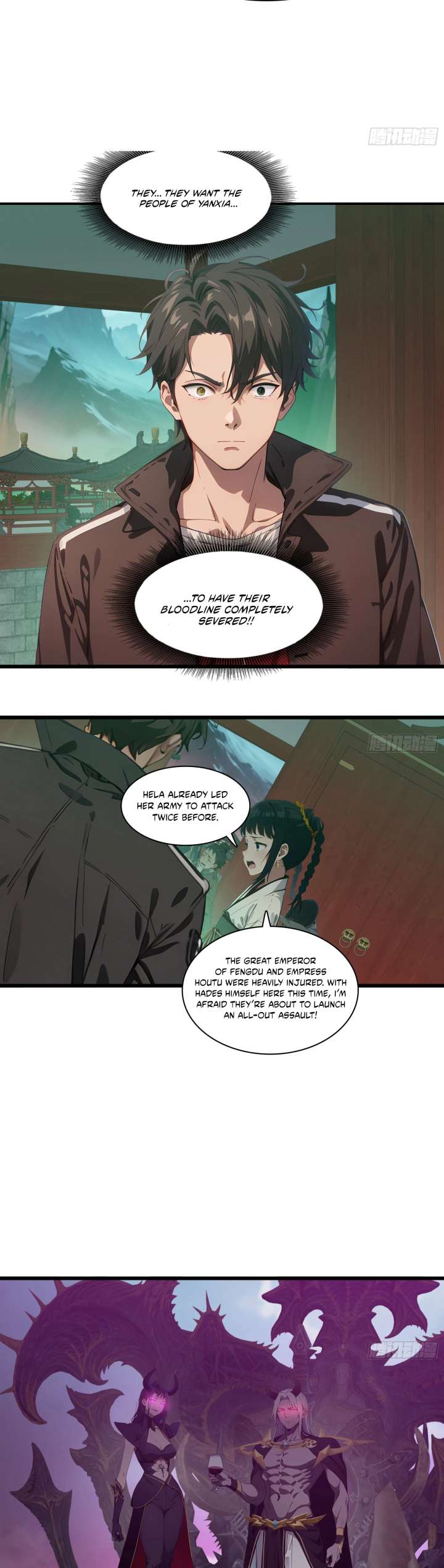 The Evil God Descends, I Own Great Hell Chapter 87 page 10 - 