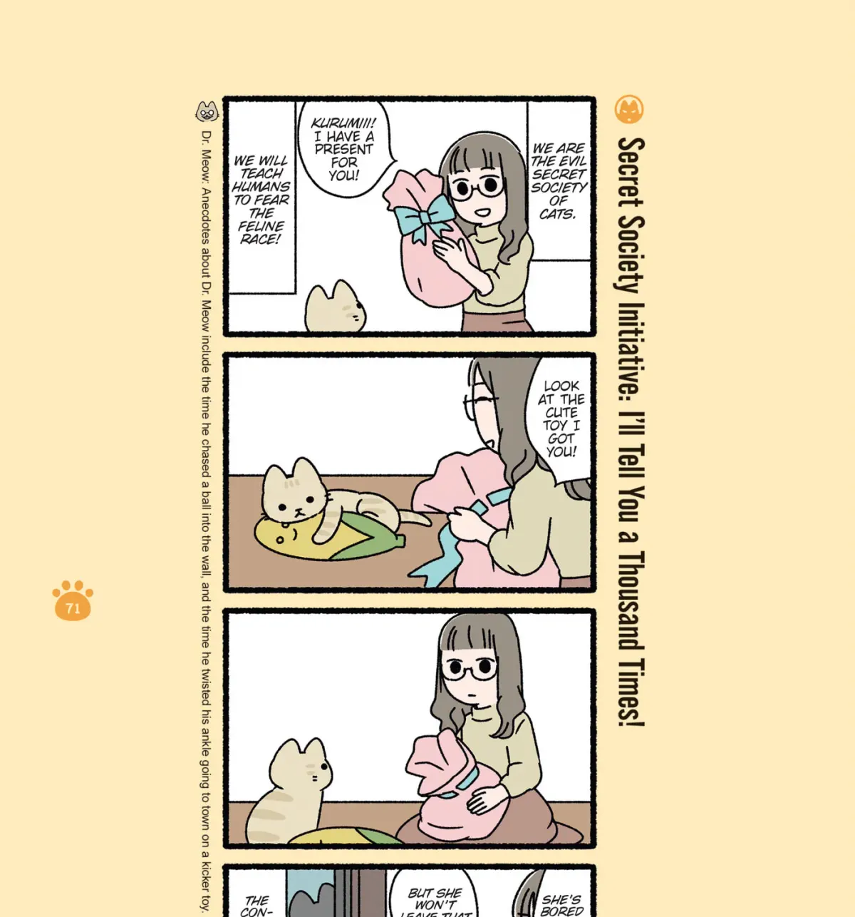 The Evil Secret Society of Cats Chapter 26 page 1 - 
