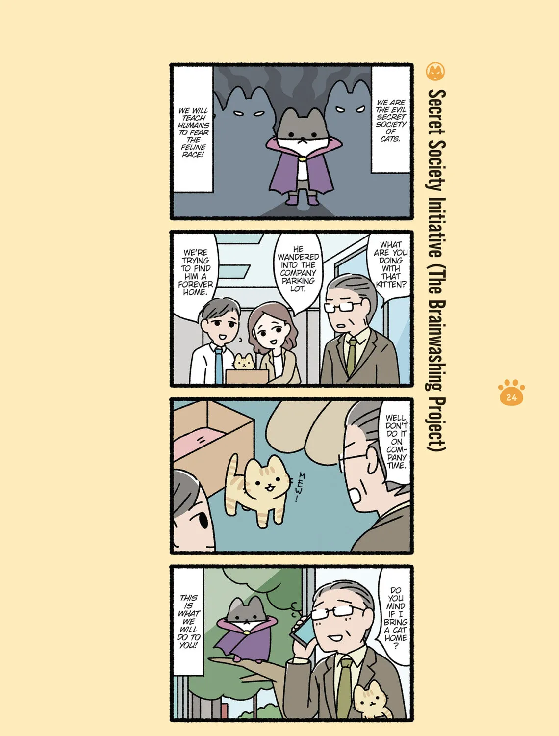 The Evil Secret Society of Cats Chapter 3 page 1 - 