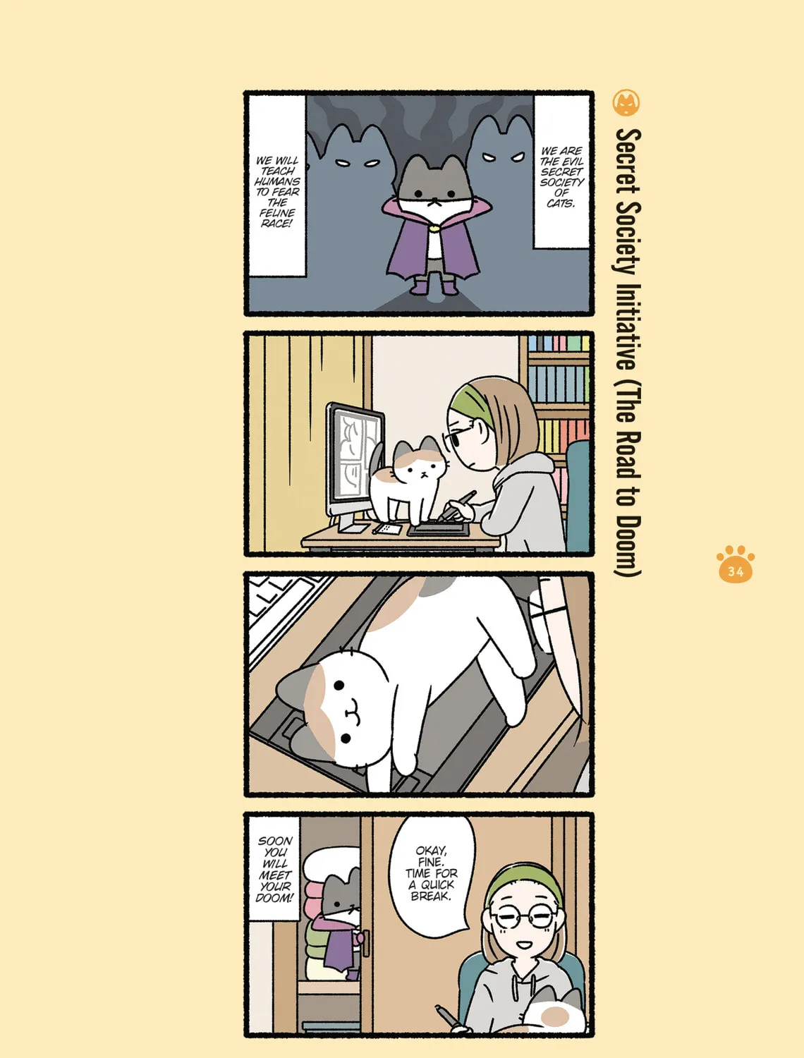 The Evil Secret Society of Cats Chapter 4 page 1 - 