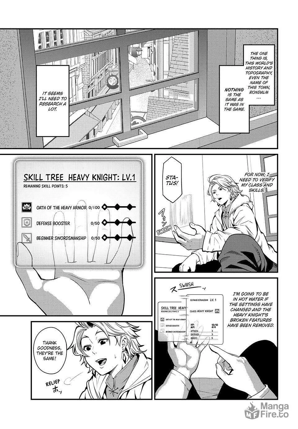 The Exiled Reincarnated Heavy Knight is Unrivaled in Game Knowledge Chapter 1 page 18 - 