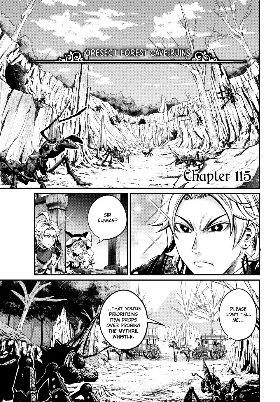 The Exiled Reincarnated Heavy Knight is Unrivaled in Game Knowledge Chapter 115 page 1 - 