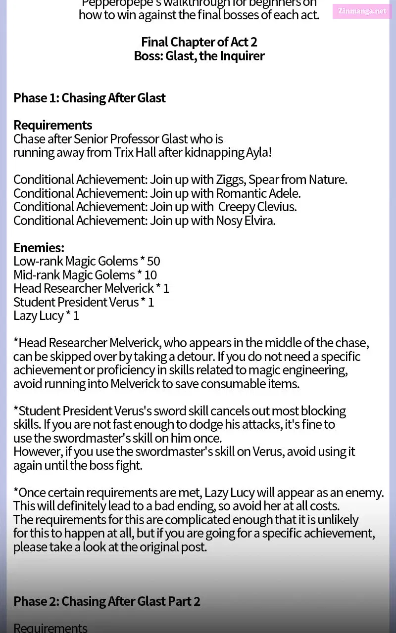 The Extra’sAcademy Survival Guide Chapter 30 page 169 - 