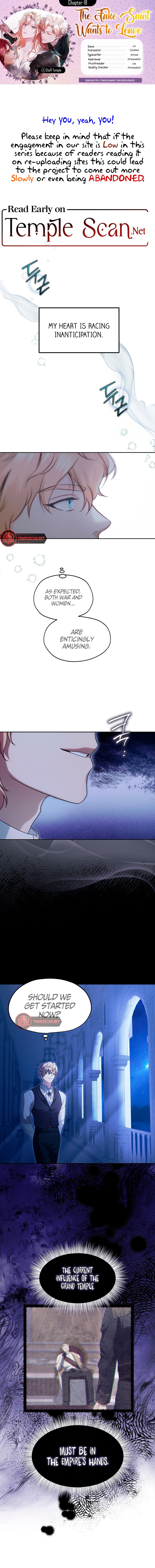 The Fake Saint Wants To Leave Chapter 18 page 1 - 