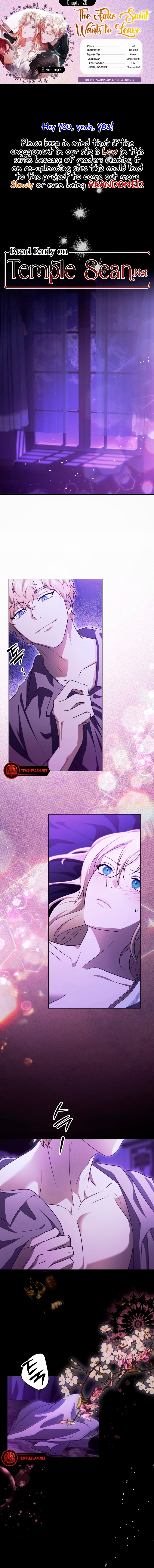 The Fake Saint Wants To Leave Chapter 20 page 1 - 