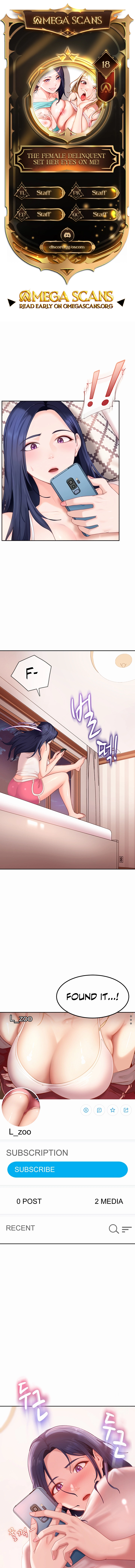 The Female Delinquent Set Her Eyes On Me! Chapter 18 page 1 - 