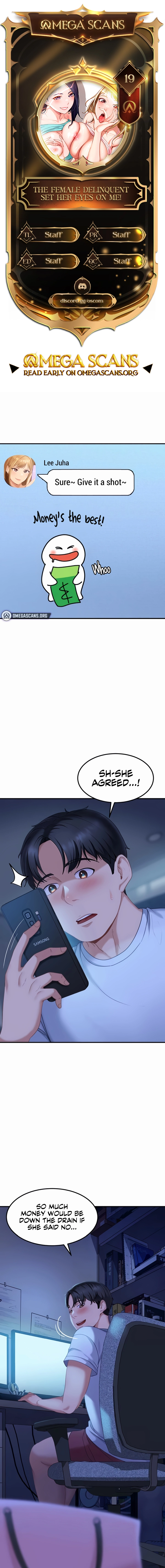 The Female Delinquent Set Her Eyes On Me! Chapter 19 page 1 - 