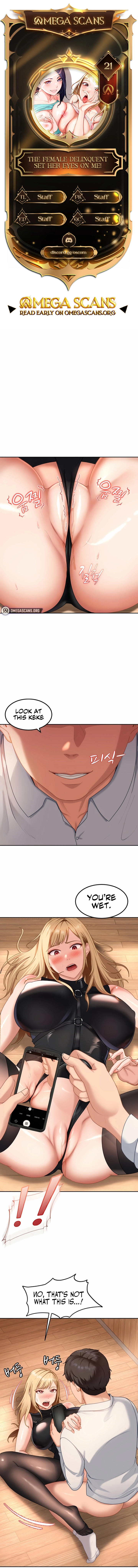 The Female Delinquent Set Her Eyes On Me! Chapter 21 page 1 - 