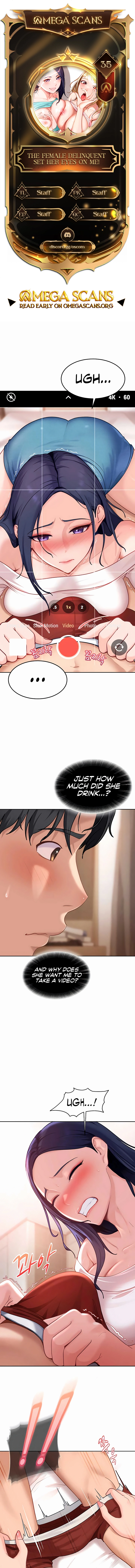 The Female Delinquent Set Her Eyes On Me! Chapter 35 page 1 - 