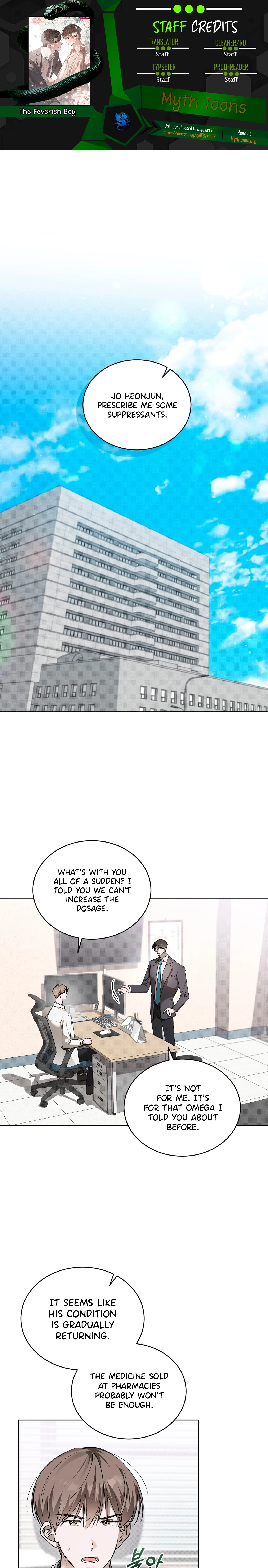 The Feverish Boy Chapter 11 page 1 - 