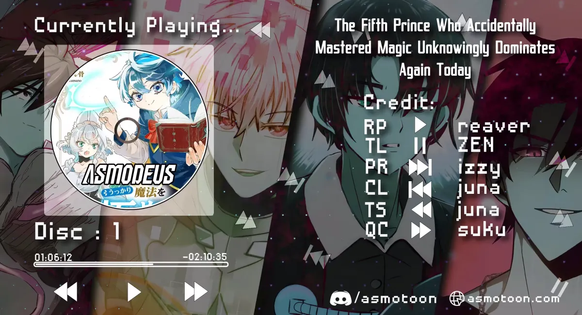 The Fifth Prince Who Accidentally Mastered Magic Unknowingly Dominates Again Today Chapter 1 page 1 - 