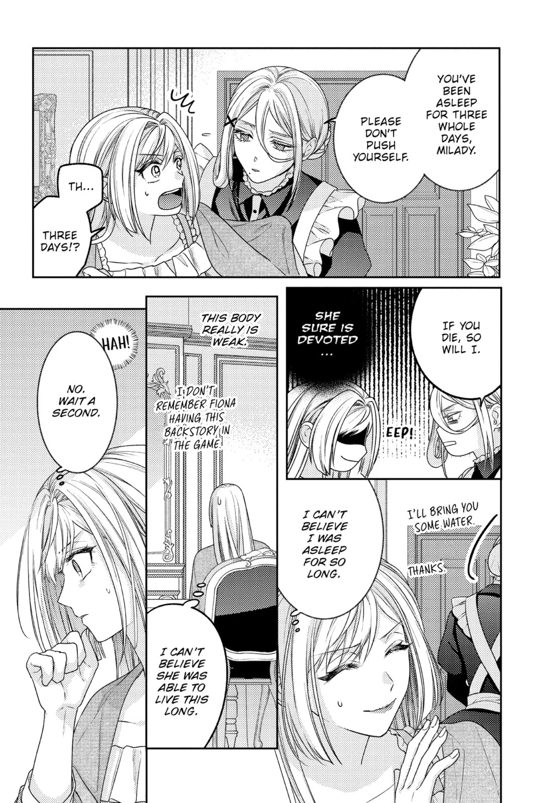 The Fight and Flight of the Sickly Villainess Chapter 1 page 10 - 