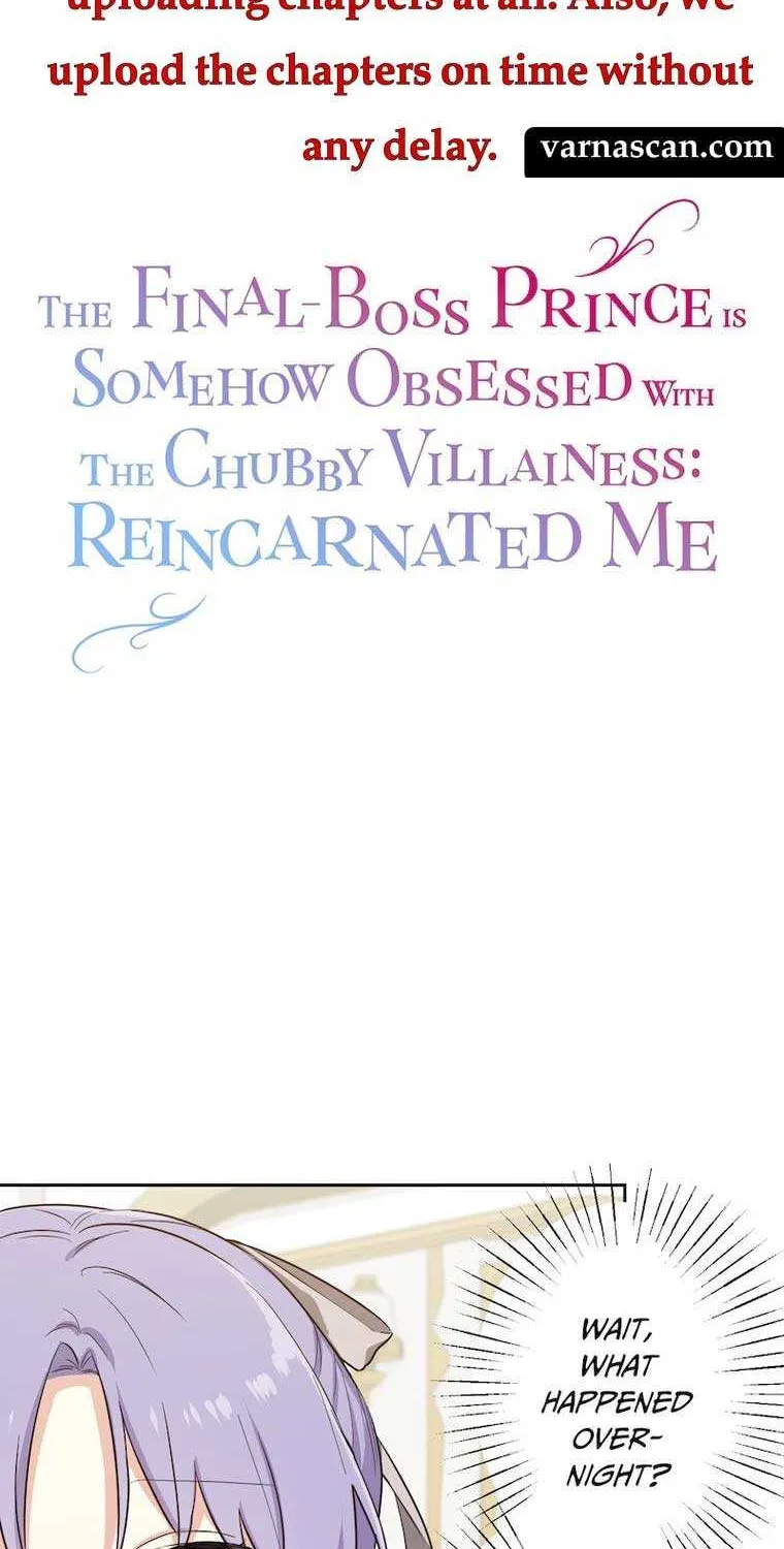 The Final-Boss Prince is Somehow Obsessed with the Chubby Villainess: Reincarnated Me Chapter 18 page 10 - 